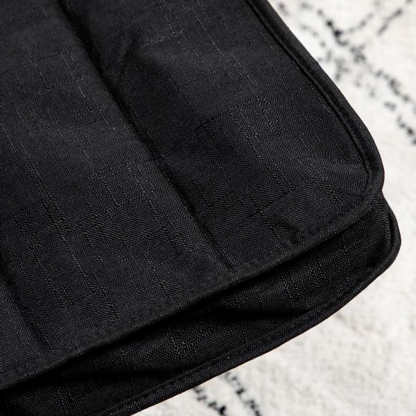 Poltrona Relax com Apoio para os Pés Ajustáveis Poltrona Estofada em Tecido com Estrutura de Madeira 66,5x94x100 cm Preto