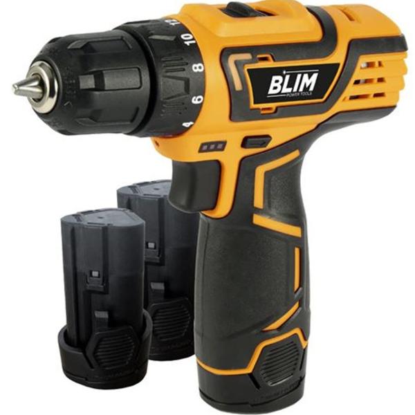 Berbequim Elétrico 12V c/ 2 Bateria 2Ah - BLIM
