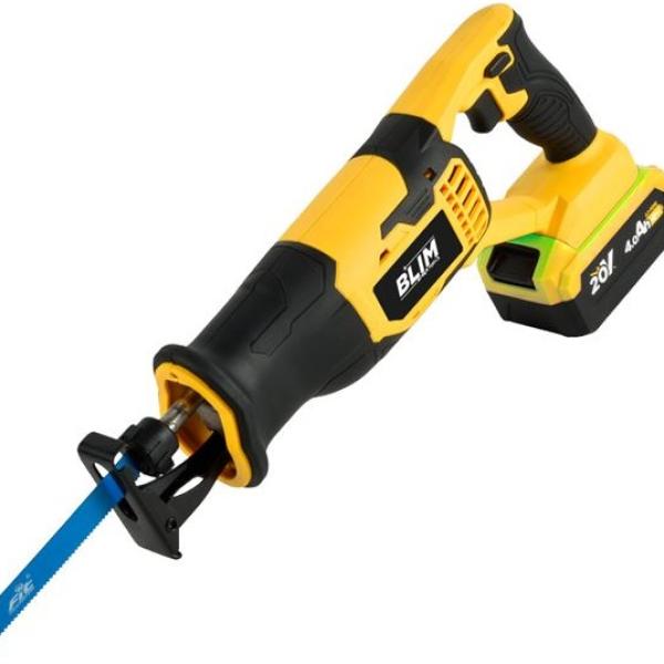 Serra de Sabre 2900RPM s/ Fios 20V c/ Bateria 4Ah - BLIM