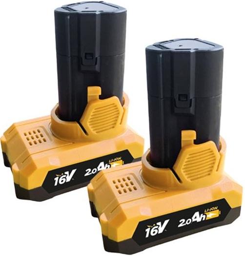 Pack 2x Baterias 16V 2Ah p/ Ferramentas Elétricas - BLIM