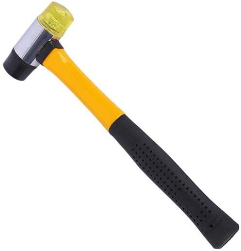 Martelo de Nylon - Poliuretano c/ Cabo Fibra de Vidro Revestido Borracha Antiderrapante (25mm) - BLIM