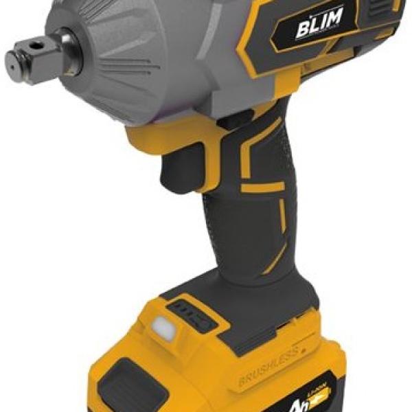 Aparafusadora Chave de Impacto 2200RPM 850NM s/ Fios 20V c/ Bateria 4Ah - BLIM