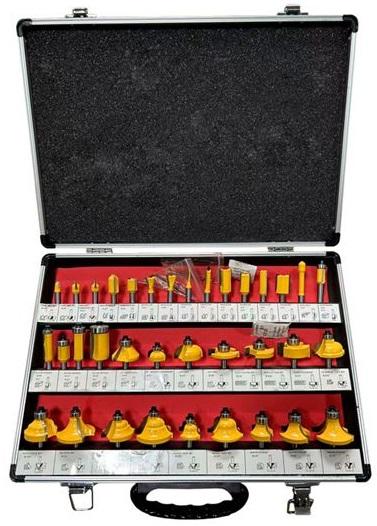 Conjunto de 35 Fresas 6mm p/ Madeira - BLIM
