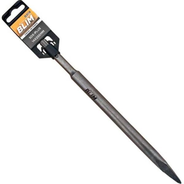 Cinzel Pontiagudo (14 x 250 mm) SDS - PLUS p/ Martelos Perfuradores - BLIM