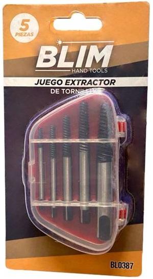 Pack 5x Brocas p/ Extrair Parafusos Danificados - BLIM
