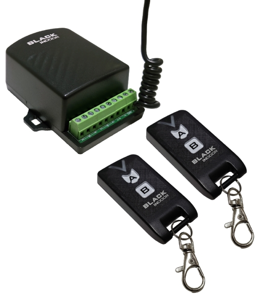 Kit Emissor Receptor 2 Canais e 2 Comandos Interior (433,92MHz) - JollyLine