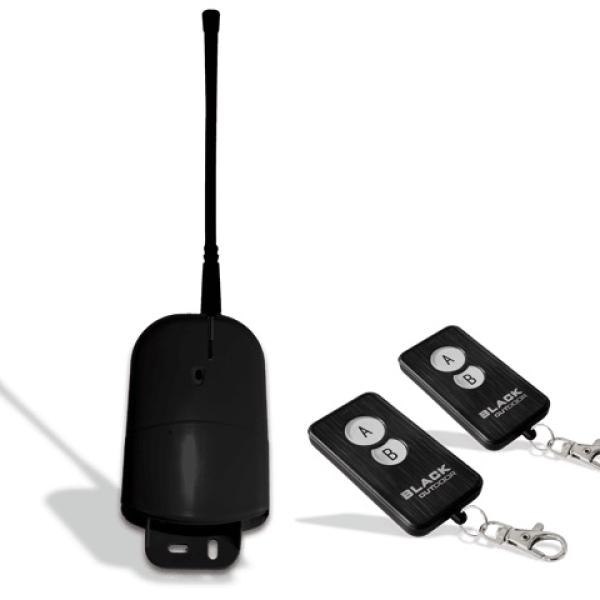 Kit Emissor Receptor 2 Canais e 2 Comandos Exterior (433,92MHz) - JollyLine