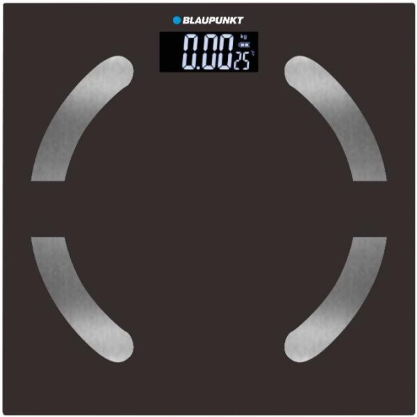 Balança de WC Digital c/ Medidor de Massa Corporal (Preto) - BLAUPUNKT