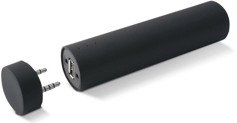 Coluna PowerBank CHARGE&PLAY 2600mAh c/ Cabos USB e Jack - KSIX