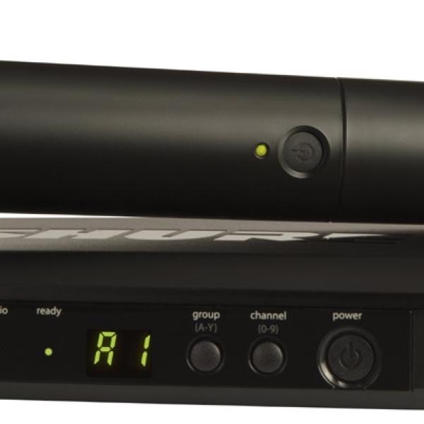 Central Microfone UHF s/ Fios c/ Micro Mão SM58 - SHURE