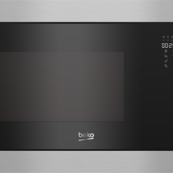 Microondas de Encastre c/ Grill 25L 1000W BMGB 25332 BG (Inox) - BEKO