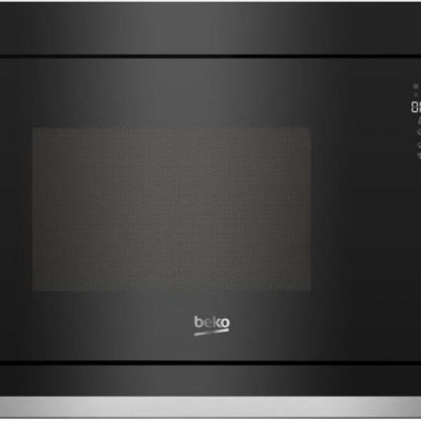 Microondas Encastre 900W 25L c/ Grill (Inox) - BEKO