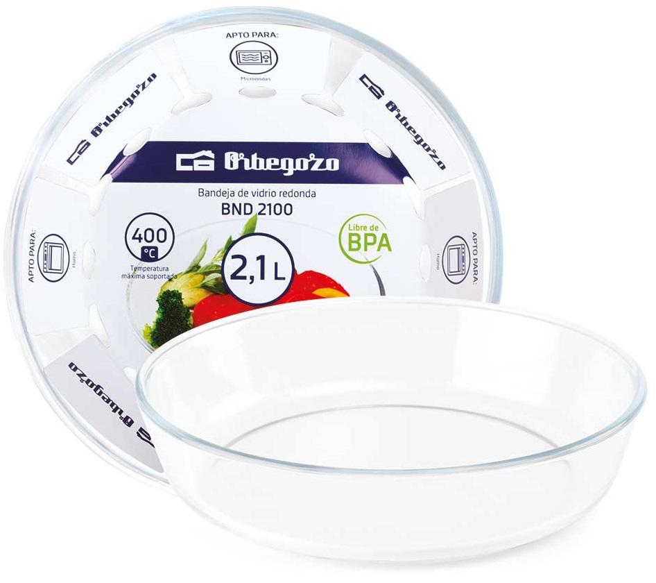 Bandeja de Vidro Redondo 2,1L - ORBEGOZO
