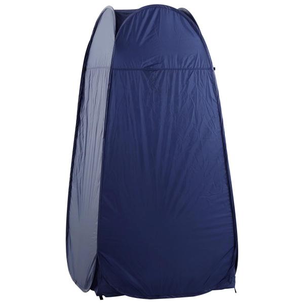 Tenda de Duche para Campismo Dobrável Pop UP Tenda de Privacidade com proteção UV e Tecido Impermeável 100x100x185cm Azul Escuro