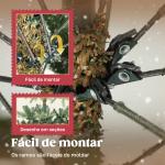 Árvore de Natal Artificial 150 cm com 492 Ramos Densos e Suporte Metálico Dobrável para Interior Verde