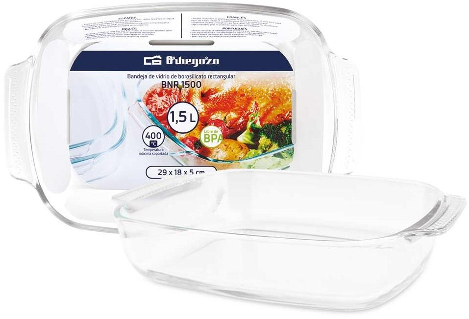 Bandeja de Vidro Rectangular 1,5L - ORBEGOZO
