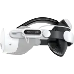 Fita de Cabeça E3 PRO + Bateria p/ Meta Quest 3 e Quest 3S - BOBOVR