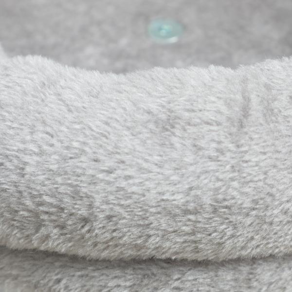Arranhador para Gatos com Cama Caverna Plataforma Bola Suspensa e Poste de Juta 42x30x66 cm Cinza e Bege