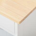 Carrinho de Cozinha com Rodas Carrinho de Cozinha com Gaveta 2 Armários de Armazenamento e 3 Prateleiras Abertas para 9 Garrafas para Sala de Jantar 67x37x87cm Branco