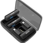 Microfone Duplo BOYALINK s/ Fios (Preto) - BOYA