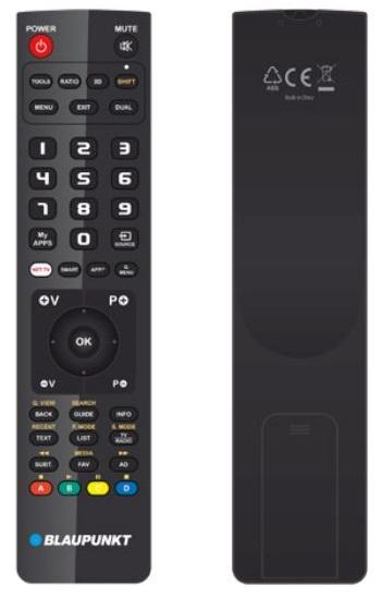 Comando Universal Dedicado p/ TVs LCD SAMSUNG - BLAUPUNKT
