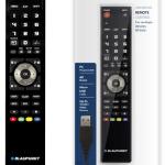 Comando TV/SAT/TDT/DVD/VCR 4:1 Programável p/ PC - BLAUPUNKT