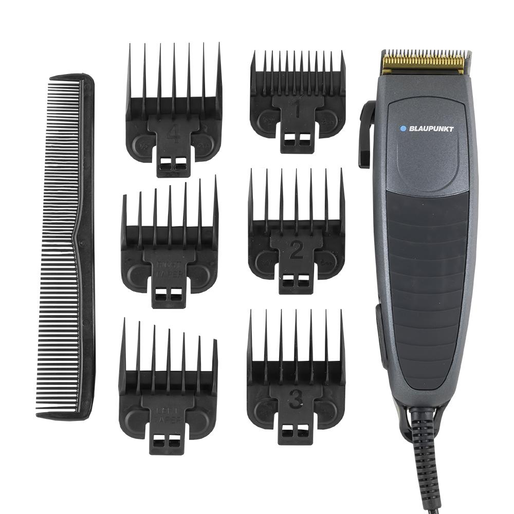 Aparador de Cabelo Titânio (Motor AC) c/ 6 Pentes - BLAUPUNKT