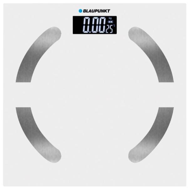 Balança de WC Digital c/ Medidor de Massa Corporal (Branco) - BLAUPUNKT