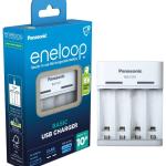 Carregador USB de Pilhas NI - MH Eneloop BQ - CC61 (AA/AAA) - PANASONIC