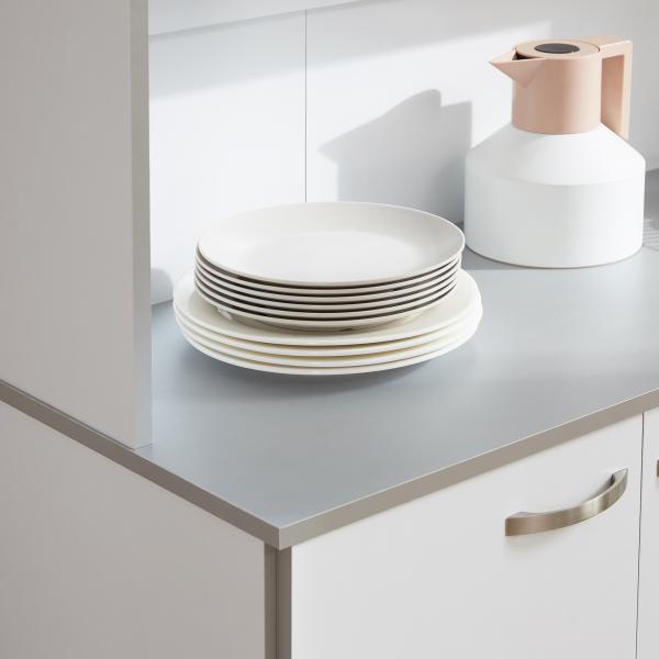 Armário de Cozinha com Prateleira Ajustável para Microondas 101x39x180 cm Branco