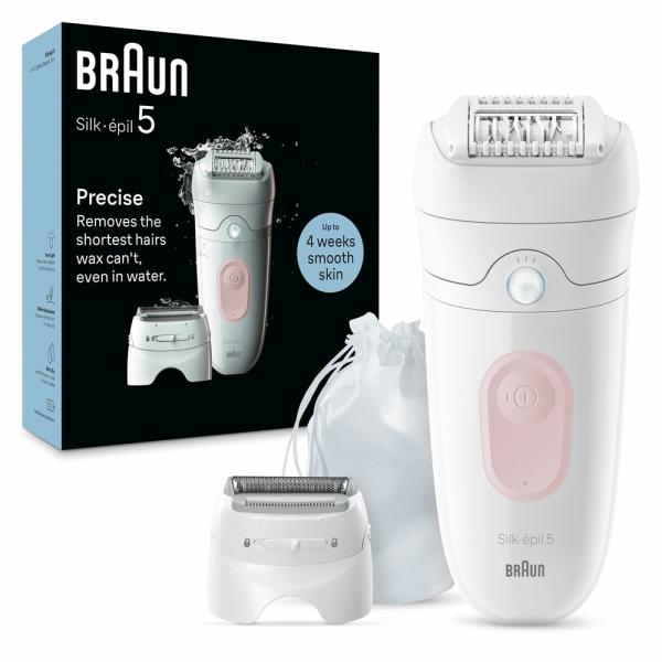 Depiladora Silk - épil 5 5 - 030 (Branco/Rosa) - BRAUN