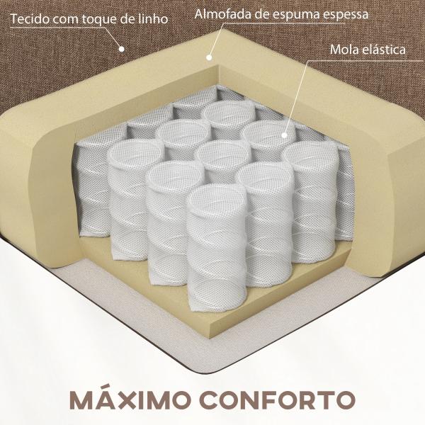 Poltrona Relax Reclinável até 155° Poltrona Reclinável Manual para Pessoas com Altura Inferior 195 cm 67x87x98 cm Marrom