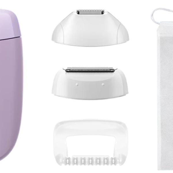 Depiladora Epilator Series 4000 BRE257/00 c/ Cabo (Roxo) - PHILIPS