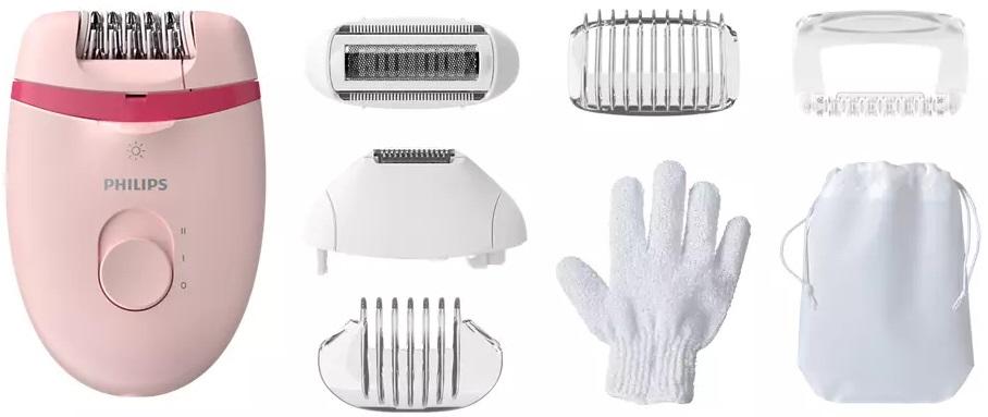 Depiladora Satinelle Essential BRE285/00 (Rosa) - PHILIPS
