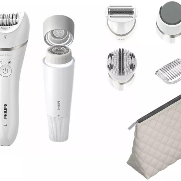 Depiladora Series 9000 Wet&Dry BRE770/92 (Branco) - PHILIPS