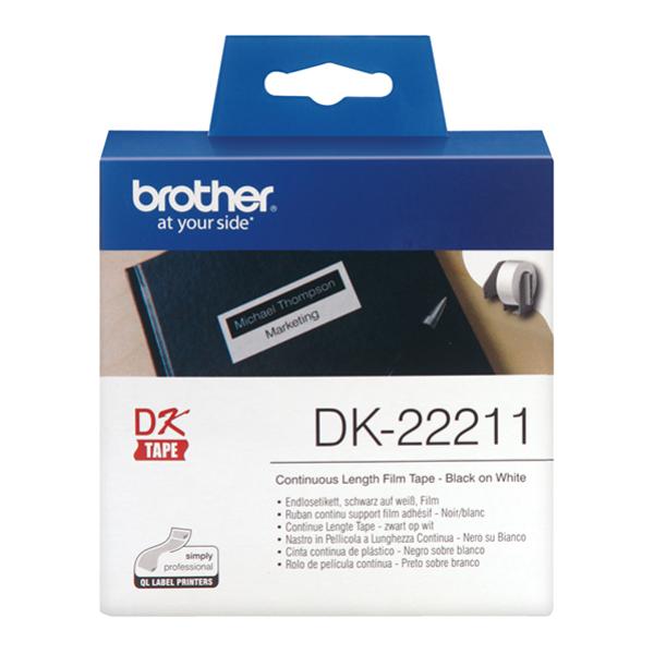 Rolo Película Brother Continuo Branco DK22211 29MM