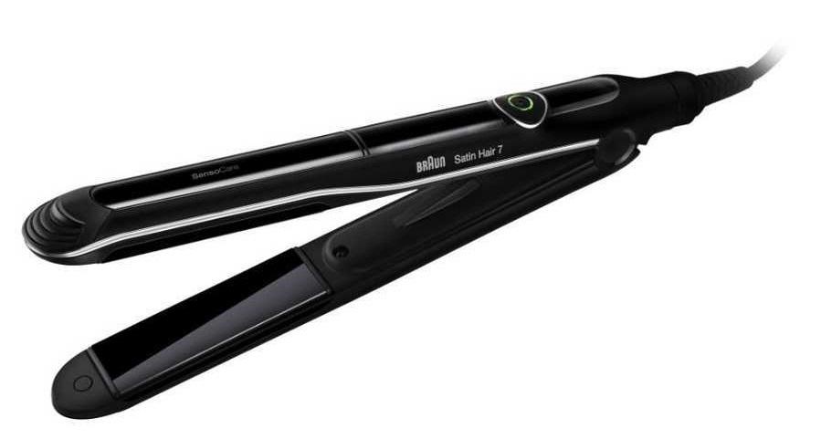 Alisador de Cabelo Satin Hair 7 SensoCare ST780 (Preto) - BRAUN