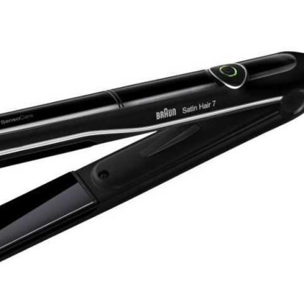 Alisador de Cabelo Satin Hair 7 SensoCare ST780 (Preto) - BRAUN