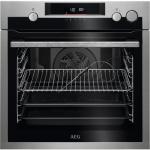 Forno Elétrico de Encastre BSE572360M Pirolítico 3380W 72L (Preto/Cinza) - AEG