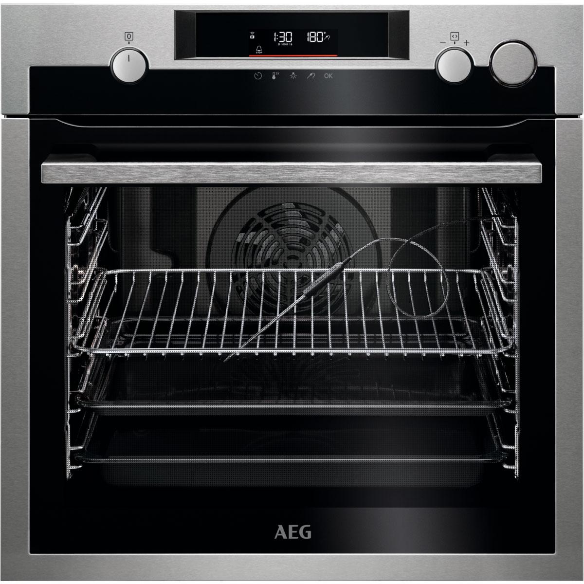 Forno de Encastre BSS578271M Série 7000 SteamCrisp Pirolítico 2990W 72L (Inox) - AEG