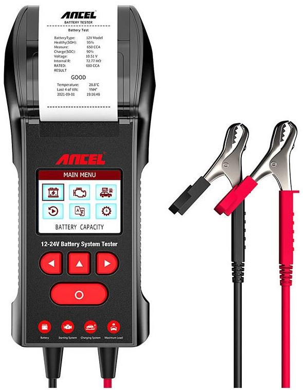 Testador de Bateria BST600 c/ Impressora Térmica - ANCEL