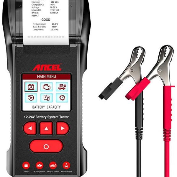 Testador de Bateria BST600 c/ Impressora Térmica - ANCEL