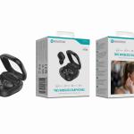Auriculares Bluetooth TWS Negro BT - 008 – Estojo de Carregamento, Design Compacto