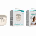 Auriculares Bluetooth TWS Beje BT-009 – Estojo de Carregamento, Design Elegante