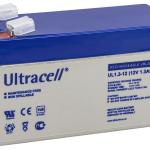 Bateria Chumbo 12V 1,3Ah (97 x 43 x 52 mm) - Ultracell