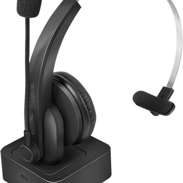 Auscultadores Headset BT0059 Bluetooth (Preto) - LOGILINK