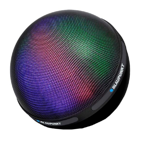 Coluna Portátil LED 5W Bluetooth (Preto) - BLAUPUNKT