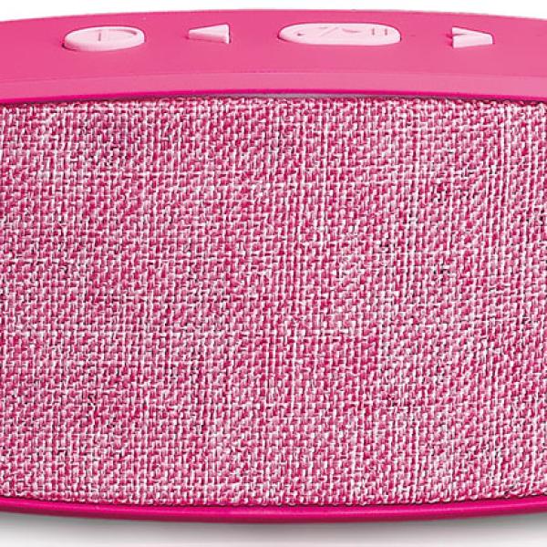Coluna Portátil c/ Bluetooth BT 120 3W (Rosa) - LENCO