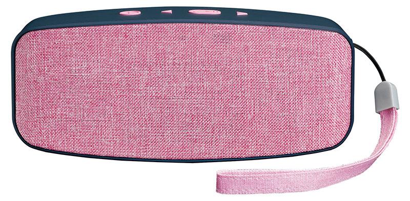 Coluna Portátil c/ Bluetooth BT 130 6W (Rosa) - LENCO