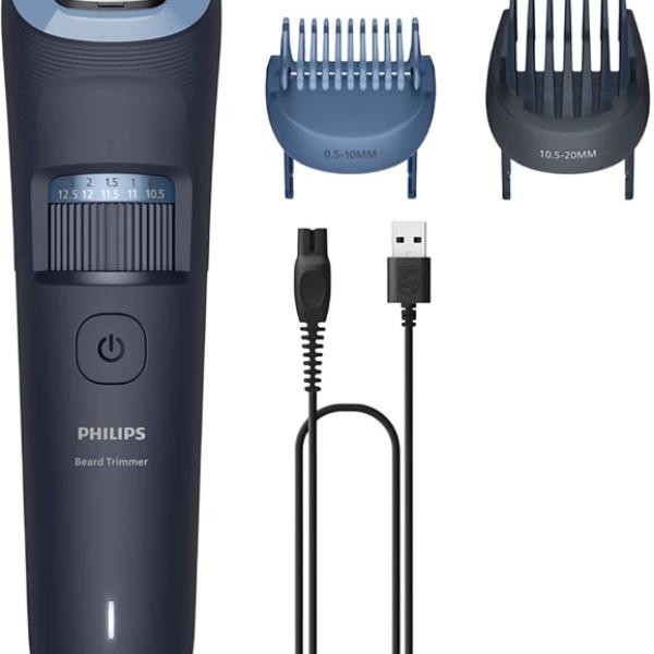 Aparador de Barba Beard Trimmer 3000 Series (Preto) - PHILIPS
